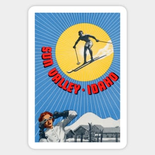 1940s Sun Valley Idaho Sticker